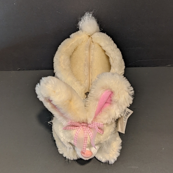 2/$20 cream bunny rabbit plush hand bag 12” Easter - Picture 4 of 12